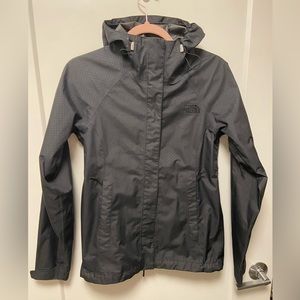 Black The North Face Rain Jacket - Size XS